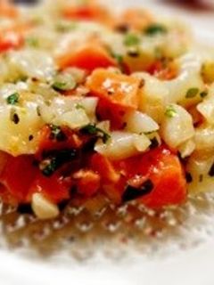 おもてなし◆ホタテとサーモンのタルタル◆-レシピのメイン写真
