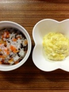 離乳食初期〜さつまいものヨーグルトあえ-レシピのメイン写真