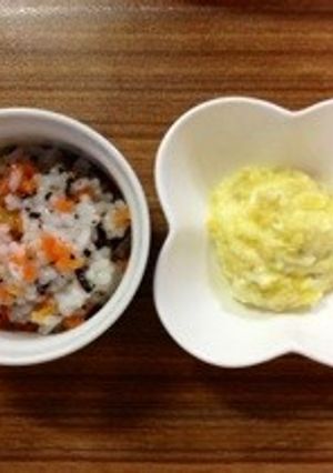 離乳食初期〜さつまいものヨーグルトあえ-レシピのメイン写真