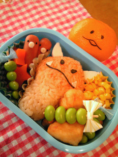 キャラ弁*オニなめこ弁当♪-レシピのメイン写真