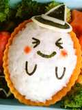 キャラ弁＊ハロウィンおばけ弁当♪