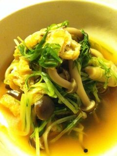 水菜の煮びたし-レシピのメイン写真
