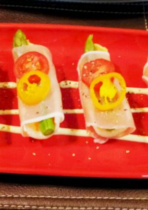 簡単!アスパラと生ハムのチコリボート-レシピのメイン写真