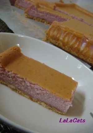 紅芋deチーズケーキ-レシピのメイン写真