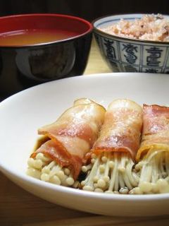 えのきのベーコン巻きポン酢がけ-レシピのメイン写真