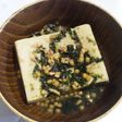高野豆腐でお茶漬け