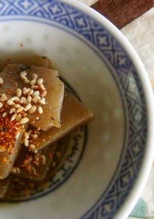 お弁当にもう一品！こんにゃくのポン酢炒め-レシピのメイン写真