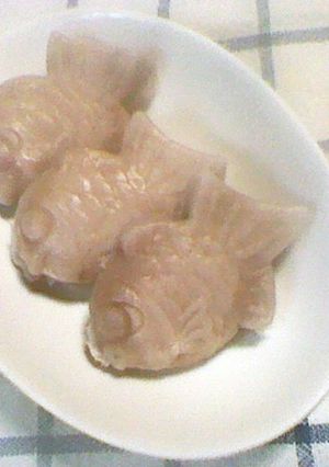 電子レンジで。ピンクのミニたい焼き-レシピのメイン写真