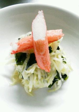 大根と若布のかに風味酢-レシピのメイン写真