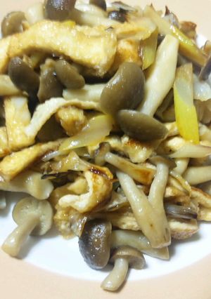 きのこと 油揚げの おつまみ-レシピのメイン写真