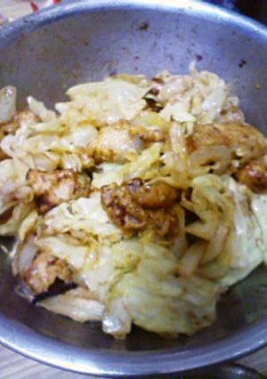 鶏肉とキャベツのホットサラダ-レシピのメイン写真