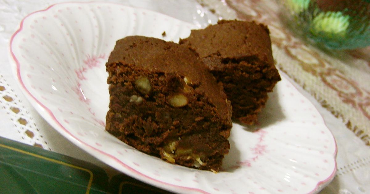 超簡単！濃厚なブラウニー！ by ミスティオニャン 【クックパッド