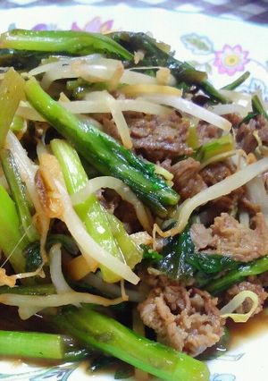 簡単☆柚子と塩麹でサッパリ味の牛肉炒め-レシピのメイン写真