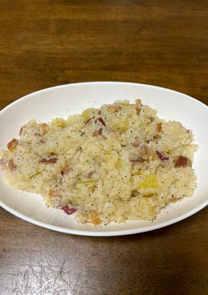秋の味覚　さつまいものリゾット-レシピのメイン写真