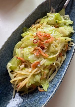 桜エビのスープパスタ-レシピのメイン写真