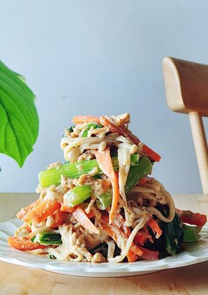 小松菜&胡麻ツナ人参☆作り置き☆お弁当-レシピのメイン写真