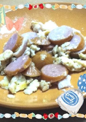 *バター醤油味のソーセージ炒め*-レシピのメイン写真