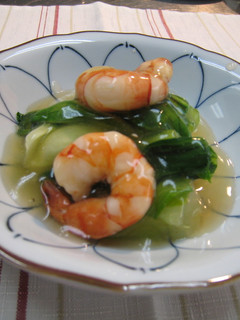 青梗菜とエビのうすくず煮-レシピのメイン写真