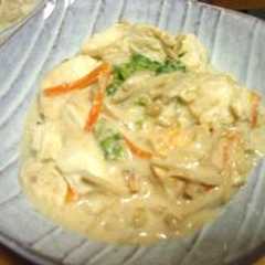 รูปของ 豆腐の豆乳みそ煮