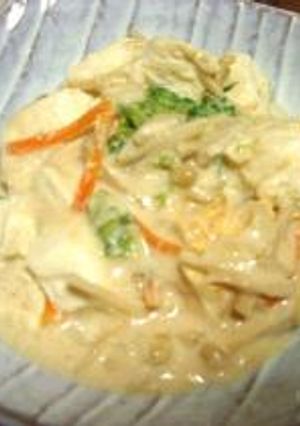 豆腐の豆乳みそ煮-レシピのメイン写真