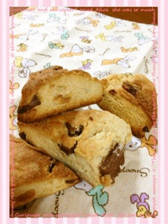 HM使用☆簡単チョコスコーン-レシピのメイン写真