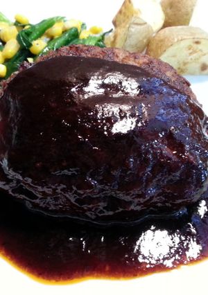 ハンバーグのケチャップ-レシピのメイン写真