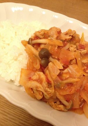 簡単！美味しい！トマ味噌丼-レシピのメイン写真