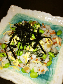 枝豆たっぷり‼手間いらずちらし寿司‼-レシピのメイン写真