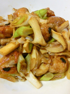 鶏肉とネギのガーリックバター醤油-レシピのメイン写真