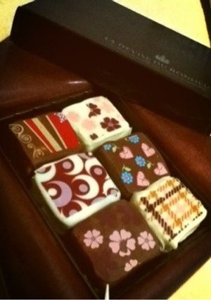 転写シートで生チョコ(ﾟ∀ﾟ)-レシピのメイン写真