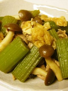 ふきと豚肉と油揚げの炒め煮♪-レシピのメイン写真