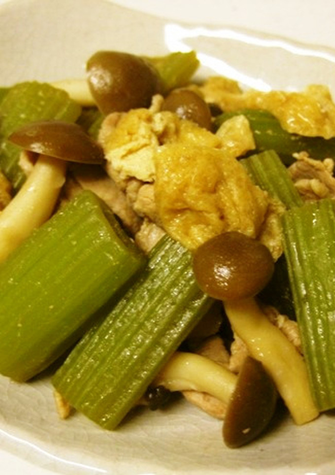 ふきと豚肉と油揚げの炒め煮♪-レシピのメイン写真