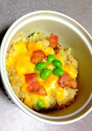 簡単！枝豆とチーズオニオンリゾット-レシピのメイン写真