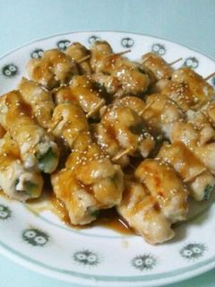 ご飯が進む♪照り焼きささみロール-レシピのメイン写真