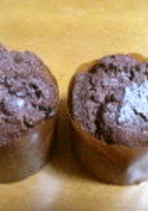 簡単＊本格的?しっとりチョコマフィン-レシピのメイン写真