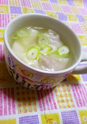 ワンタン風☆お手軽スープ-レシピのメイン写真