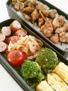 パパのお弁当(鳥の照り焼き丼)-レシピのメイン写真