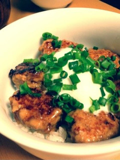 ☆フワフワ☆つくね丼-レシピのメイン写真