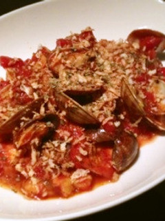 あさりと揚げ豆腐のにんにくトマト煮☆-レシピのメイン写真