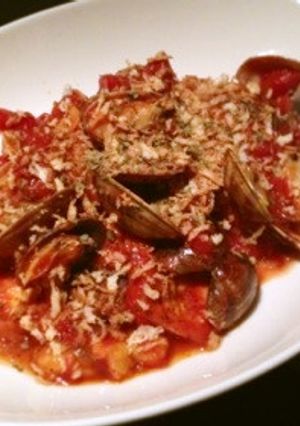 あさりと揚げ豆腐のにんにくトマト煮☆-レシピのメイン写真