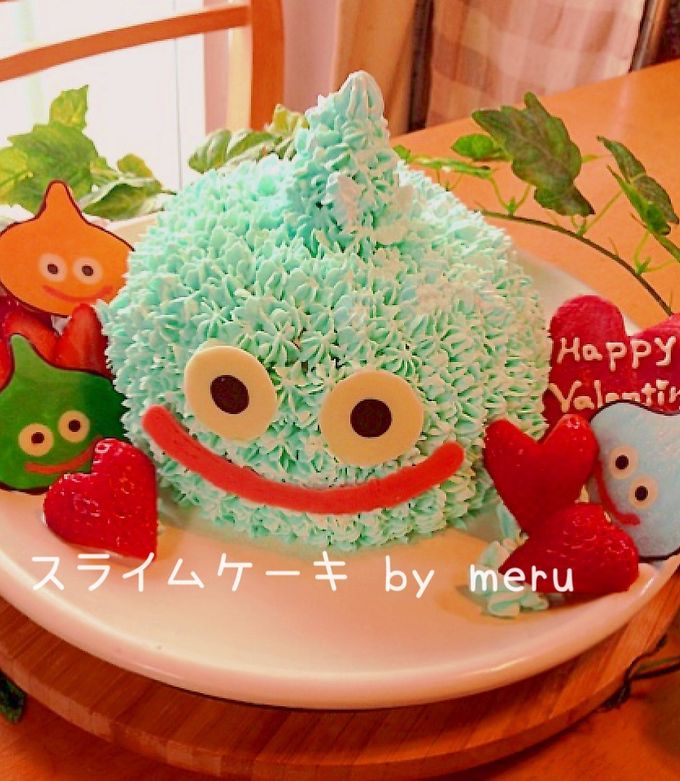 ドラクエ☆スライムの立体ケーキ by メルちゃんlove 【クックパッド