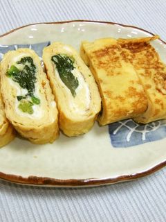 簡単!ほうれん草の玉子焼き☀-レシピのメイン写真