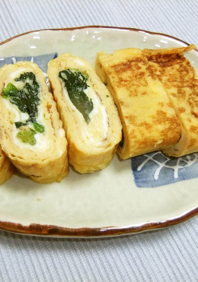 簡単！ほうれん草の玉子焼き☀-レシピのメイン写真