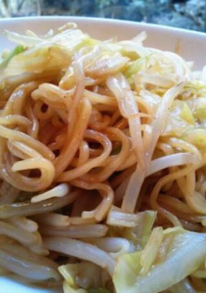 ラ王(袋麺)で絶品中華街の焼きそば!-レシピのメイン写真