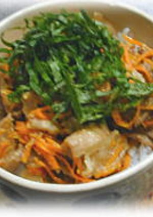 ポークマヨネーズ丼-レシピのメイン写真