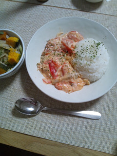 カニカマとフレッシュトマトのクリーム煮-レシピのメイン写真