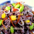 ✿*黒米の*七色彩り*炊き込みご飯*✿