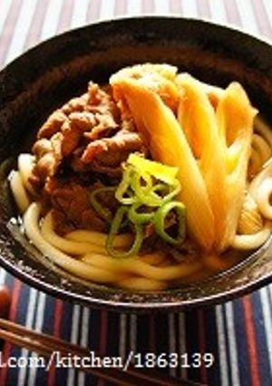 甘い煮汁がじゅわっと美味しい☆肉うどん-レシピのメイン写真
