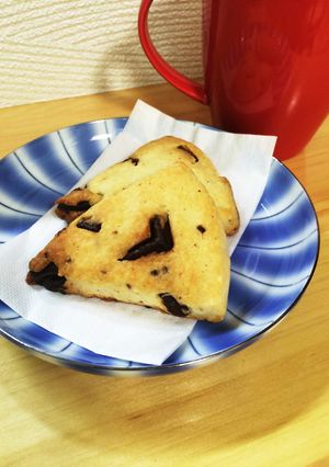 バレンタインに！チョコチャンクスコーン-レシピのメイン写真