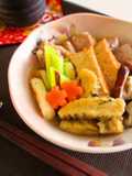 生麩と鶏肉のとろ～り生姜あんかけ煮